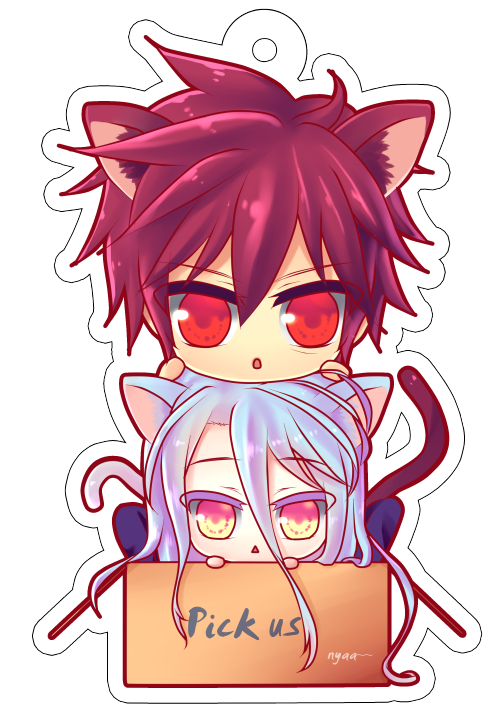 funsize-bit:Sora and Shiro Neko style source 