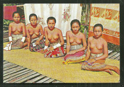 Malaysian Dayak women from Borneo, via Lim