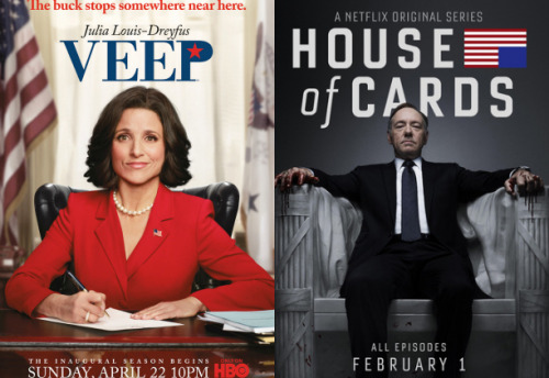 Kevin Spacey and Julia Louis-Dreyfus swap roles for Entertainment Weekly. 