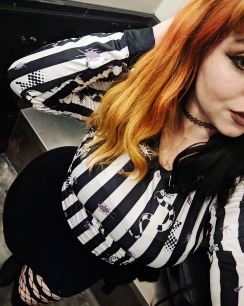 Go ahead make my Millennium #beetlejuice #hottopic #beetlgeuse #spook #creepygirls #gothic #thicc #g