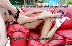 sissymastercaptions:  Check out more of my pics here: http://ift.tt/1Id1a32