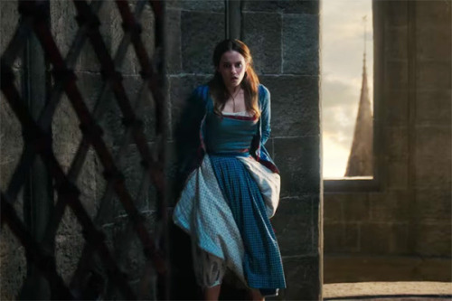  When it came to reimagining Belle’s blue dress, “l wanted to show more to it, more than