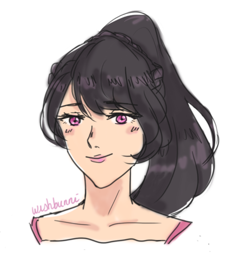 quick colored sketch of young!LSJ (luo shuijing, my mdzs oc!)