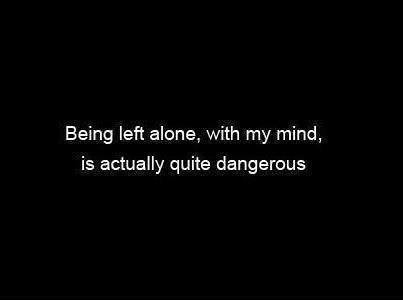 I cut myself in the night