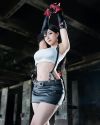 XXX piratepress:Hane Ame as Tifa Lockheart photo