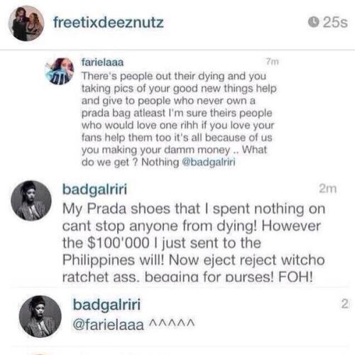 ubleedred: afrotumble: mstmitchell: milwaukeetomars:lmao rihanna a savage So cold The new face of &l