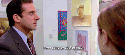ortizjuice:  Michael: (looking up at Pam’s art) How much?Pam: Uh… you wanna buy it?Michael: Well, yeah. Yeah. We have to have it for the office.The Office 3x16 - Business School