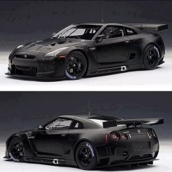 visuallyillusive:  Mean looking Nissan GTR.