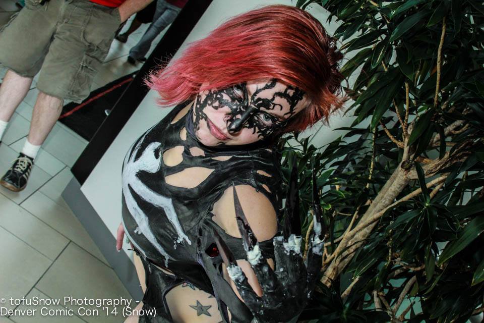 thecosplayinitiative:  Oh No, it looks Mary Jane has fallen prey to the Venom Symbiote,