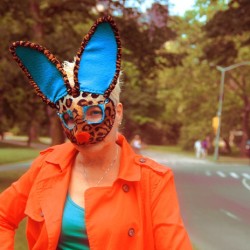 Happy Mothers Day! Feat my &ldquo;MaMa Bunny&rdquo; today &lt;3 Here&rsquo;s my Mom Gladys Bunny Honey! - June 2012 #alexanderguerra #mothersday #mymom #masked #mask #bunny #rabbit #nyc #nyny #centralpark