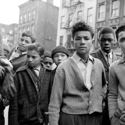  Teenage Boys. Spanish Harlem, New York, 1940s. by Sonia Handelman Meyer 