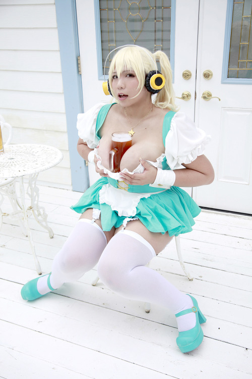 Super Sonico- Super Pochaco [Maid] (Chouzuki Maryou) 11