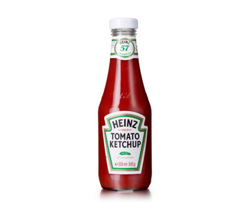 Henry John Heinz, Heinz Ketchup, since 1876. H. J. Heinz Company, Sharsburg, PA, USA.When the food p