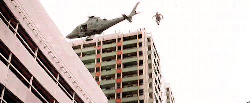 magusdai:beatrice-otter:#unmodified human dropkicking a helicopter#recall that this is also the dude