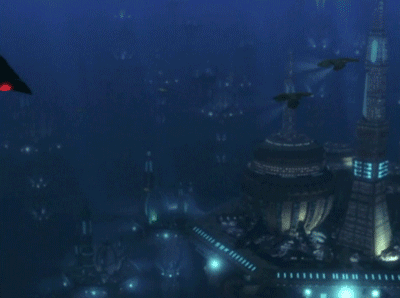 The Delta Flyer Visits A Water World, Star Trek: Voyager, “Thirty Days” S5E09″