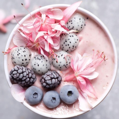 inkxlenses:Pink smoothie bowls | by Samira Kazangreenkalee // 10k favourites // summer cocktails awa