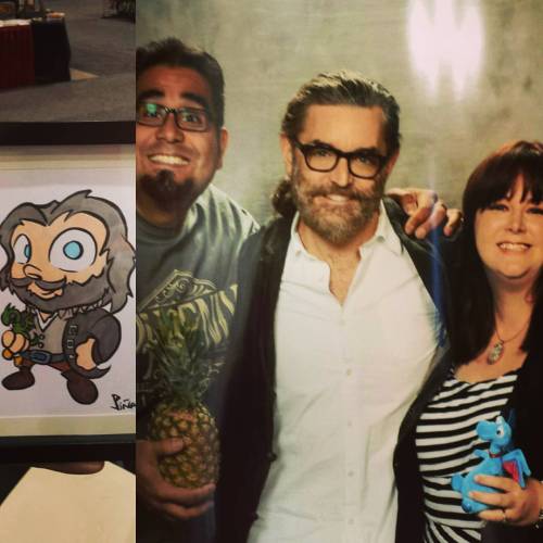 @triciapina99 and I did our very first photo op at Phoenix Comicon this year with the talented and s