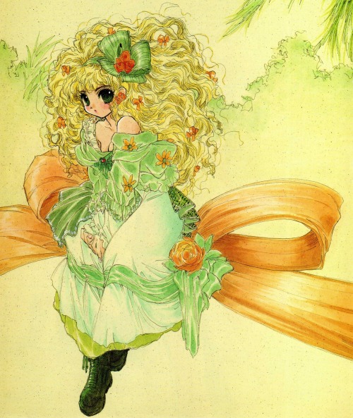 Original illustration by Atsuko Ishida / Flowery Orange Pekoe artbook, 1998