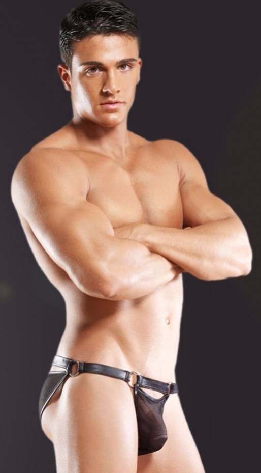 glad2bhere:  handsome &amp; sexy model phillip fusco in “barely there” underwear