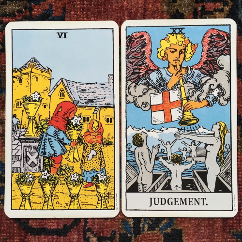 Six of Cups and JudgementHey, remember when post-apocalyptic disasters were a fun kind of blockbuste