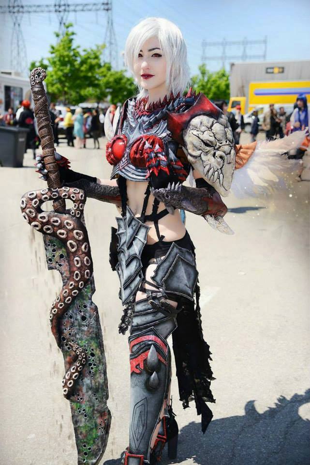 kamikame-cosplay:    Warrior from Guild Wars 2 by Cloak &amp; Dagger CosplayPhoto