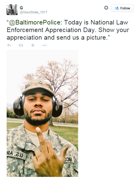 Hooyodafave Tweets From National Law Enforcement Appreciation Day