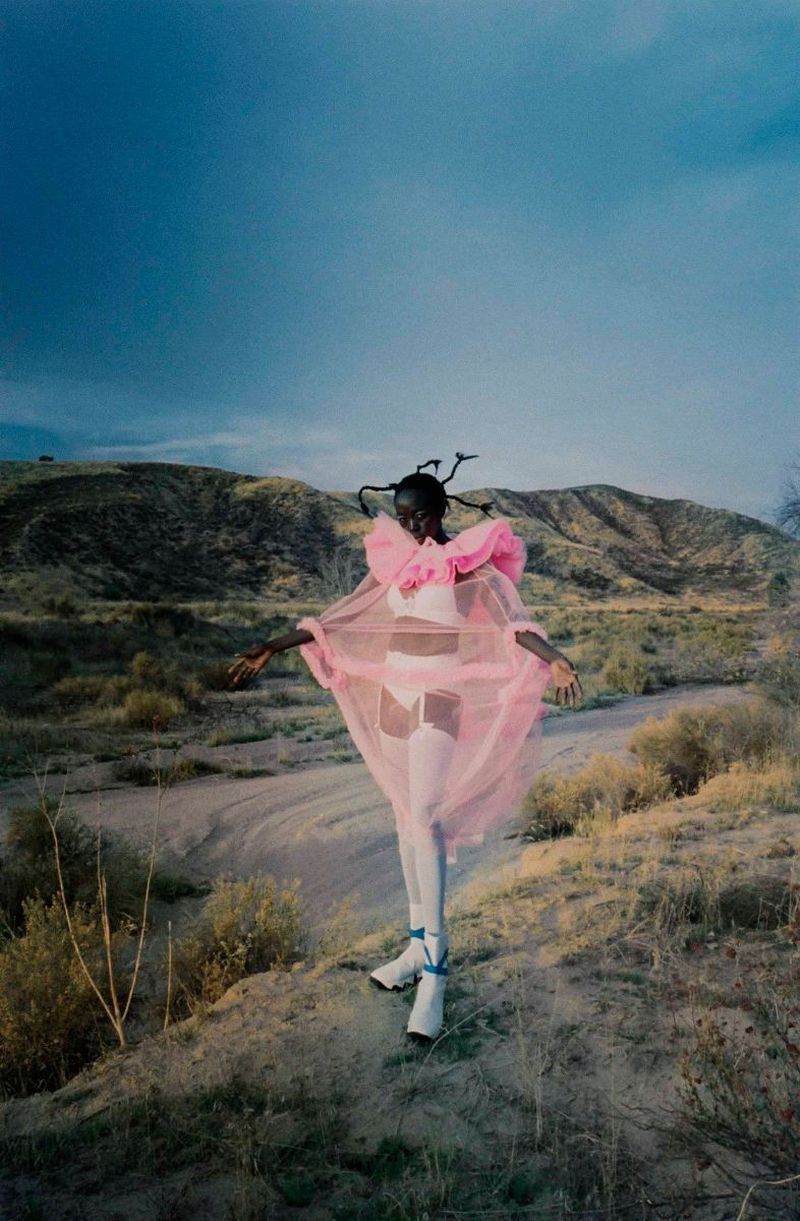 distantvoices:  Bibi Abdulkadir and Nyaueth Riam By Marie Schuller For King Kong Magazine SS18