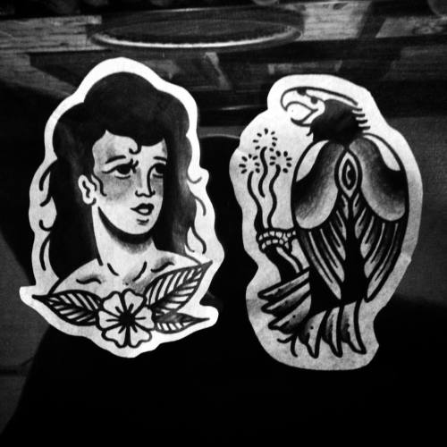 Couple redraws. #tattooapprentice (at Red Door Tattoo)