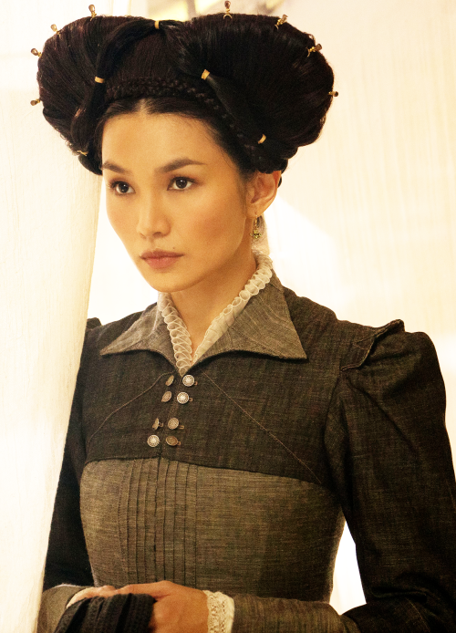 fuckyeahcostumedramas:Gemma Chan in ‘Mary, Queen of Scots’ (2018).