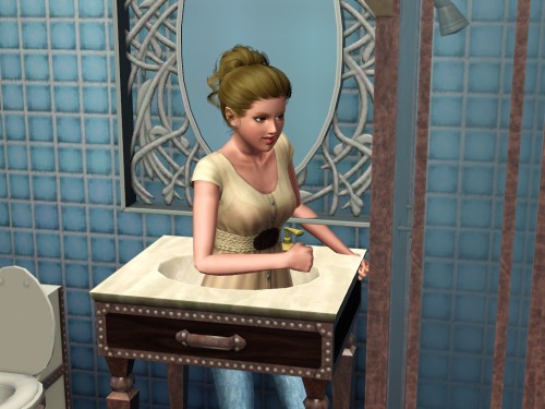 simsgonewrong:  goin 2 chamber of secrets, brb 