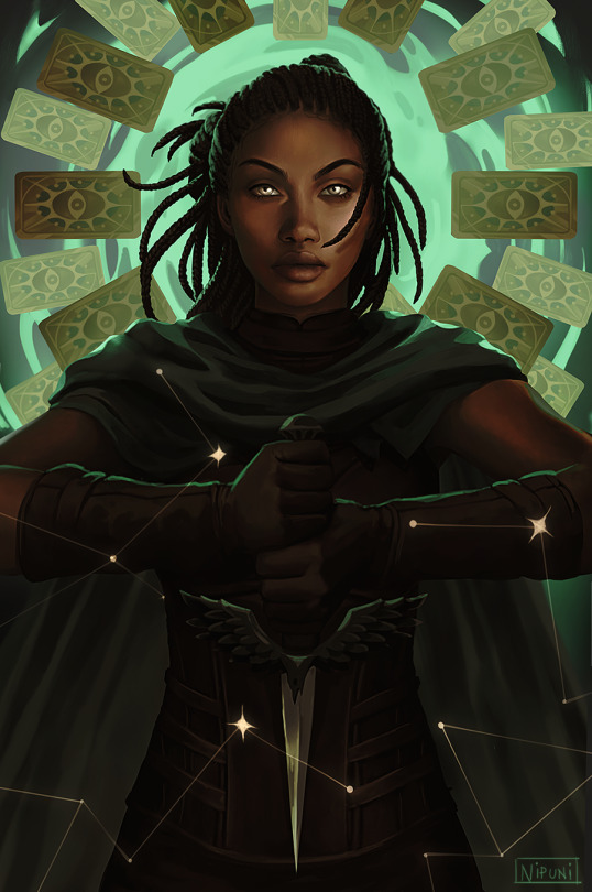 Ryber, the last sightwitch sister, from Witchlands by @stdennard 😊