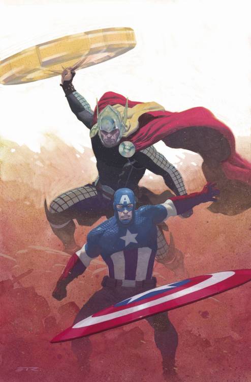alexhchung:  Avengers #1 by Esad Ribic 