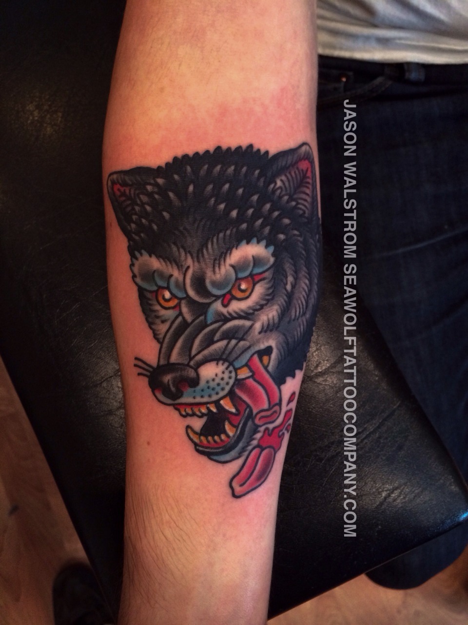 Sea Wolf Tattoo Company — Wolf by Jason Walstrom 