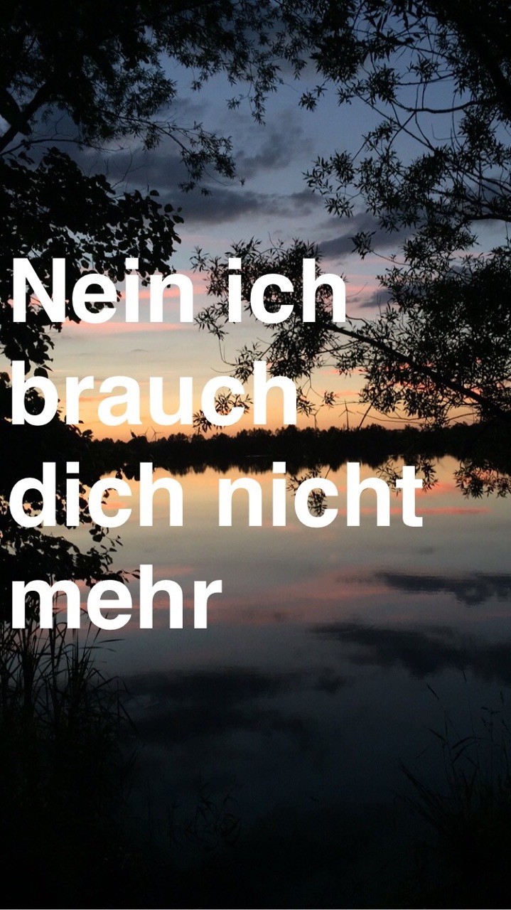 bordsteinpoesie:  “Nein ich brauch’ dich nicht mehr, doch ich brauch dich so