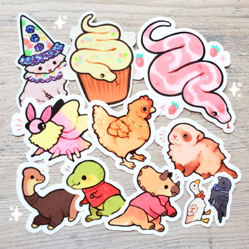 new stickers are now in my shop!