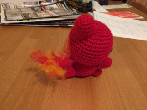 Charmeleon for @vgmkoren!This one does have a free pattern (though it is a YouTube tutorial, it is v