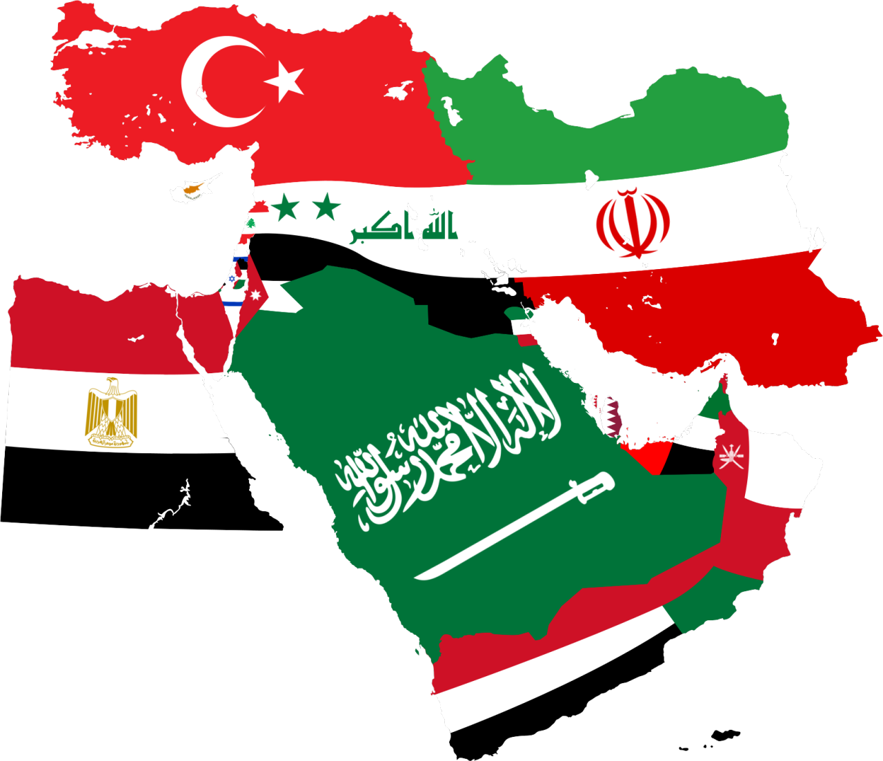 images Middle Eastern Flags Images maptitude flags of the middle east