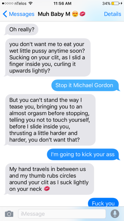 AU: (request!) You’re in class and Michael starts teasing you(I think my phone is fixed now!