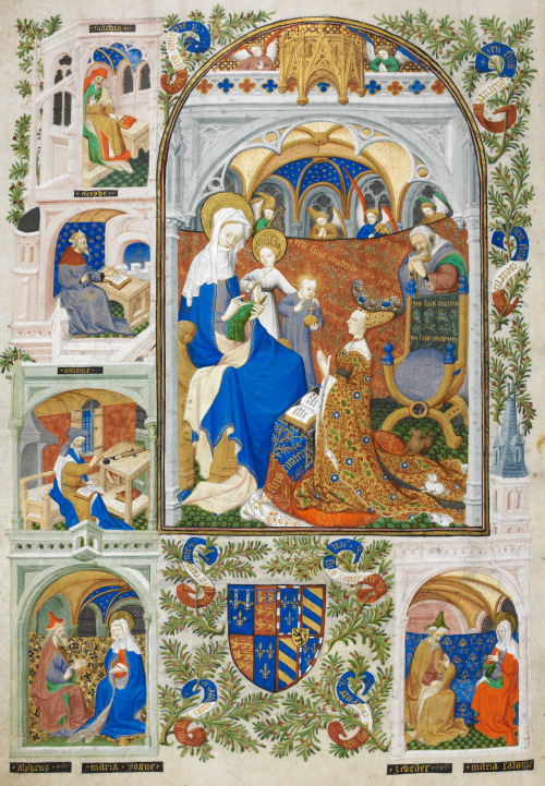 Illuminations from the Bedford Hours by the Bedford Master, c. 1410-30