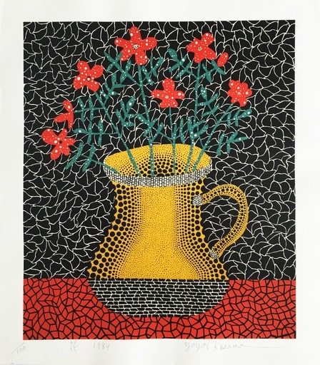 paddle8:Yayoi Kusama • “Flowers,” 1984 • The Prints, Multiples + Photography Auction • Dec 15 — Dec 