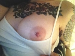 sexynfun:  Such beautiful tattoos and beautiful boobs. All goes perfectly together :3 