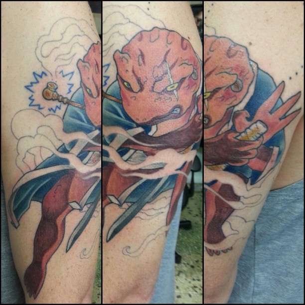 Bushido Tattoo  Gamabunta by Cale calekristeltattoo  Facebook