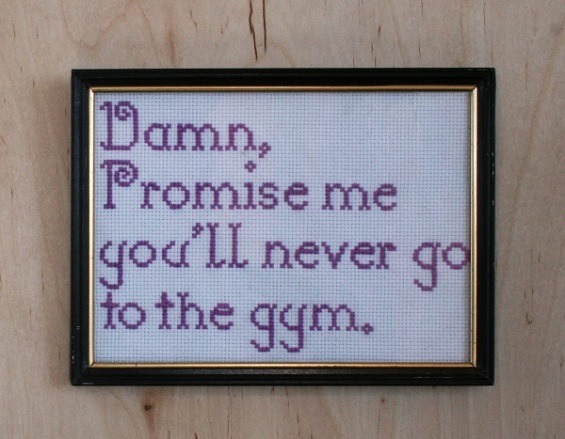 nyctaeus:  Elana Adler, ‘You Are My Duchess’, 2014 The artist embroiders men’s