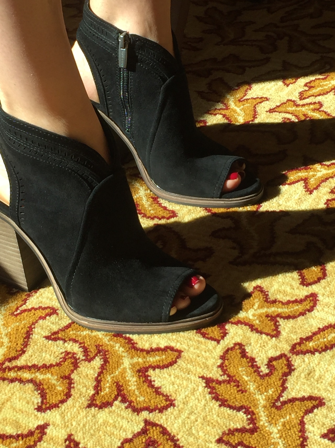 Some of you were asking if I had worn any of my new shoes yet, actually I wore these
