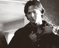  Sam Winchester + Anti-Possession Tattoo. 