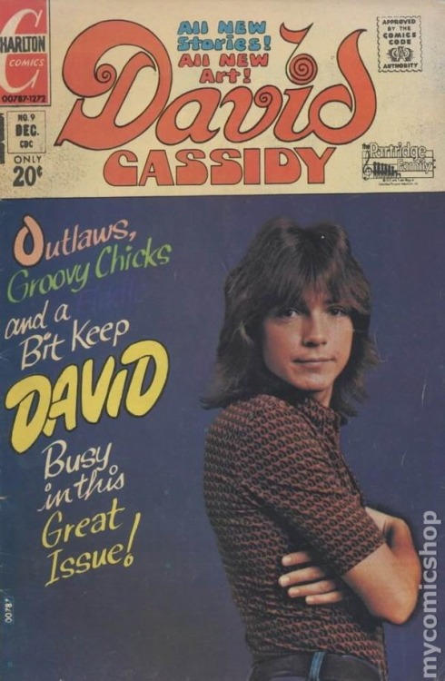 rxtrobaby:david cassidy comic, 1972