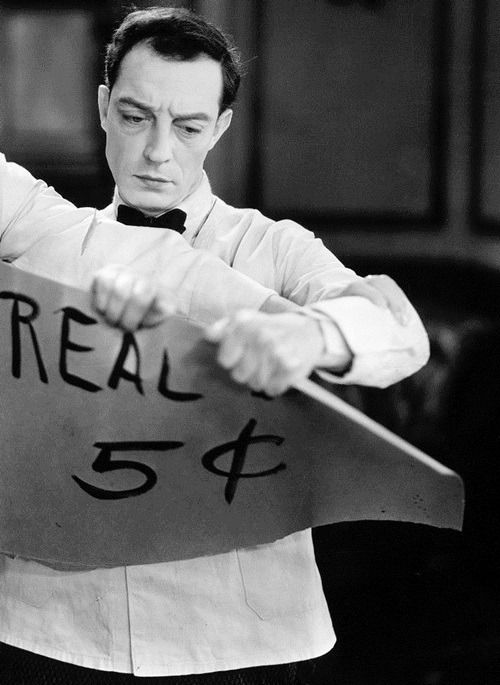 kittypackards:Buster Keaton in What! No Beer? (1933)