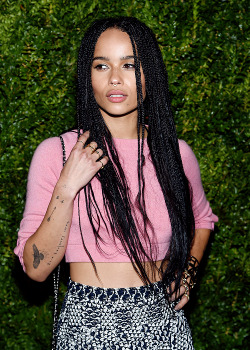 Zoe Kravitz attends the Chanel Dinner during the 2015 Tribeca Film Festival at Balthazar on April 20, 2015 in New York City.