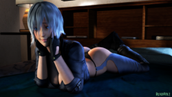 deadboltreturns: Angel Lounging on the Bed