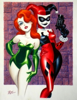 vitazur:  Bruce Timm - Harley and Ivy 